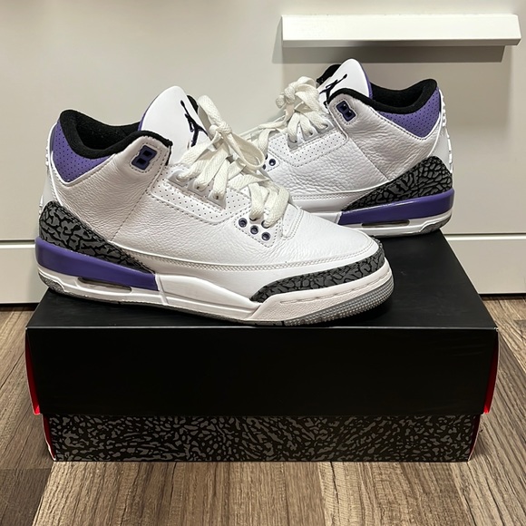 Jordan 3 Retro dark iris - Picture 1 of 5